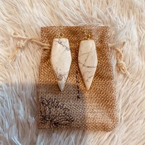 Botique marble earrings